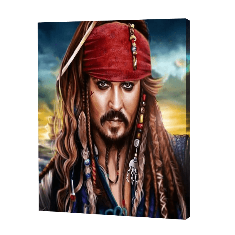 Kapitan Jack Sparrow | Haft Diamentowy