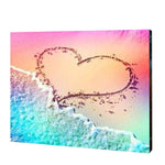 Załaduj obraz do przeglądarki galerii, Miłość w piasku | Haft Diamentowy
