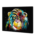 Załaduj obraz do przeglądarki galerii, Abstrakcja Małpa | Haft Diamentowy
