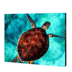Załaduj obraz do przeglądarki galerii, Pływanie żółwia morskiego | Haft Diamentowy
